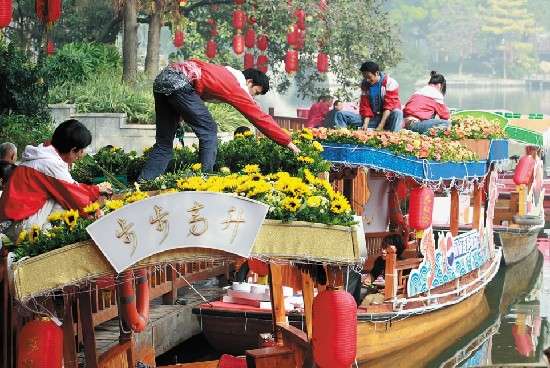 水上花市(组图)