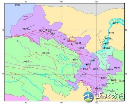 甘肃张掖市南裕固族自治县地震 震源深度6公里图片