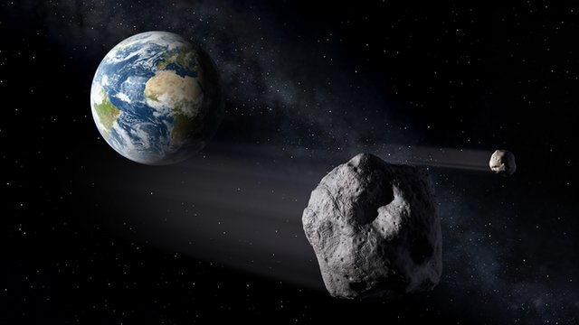 径45米小行星16日掠过地球 比人造卫星距离还