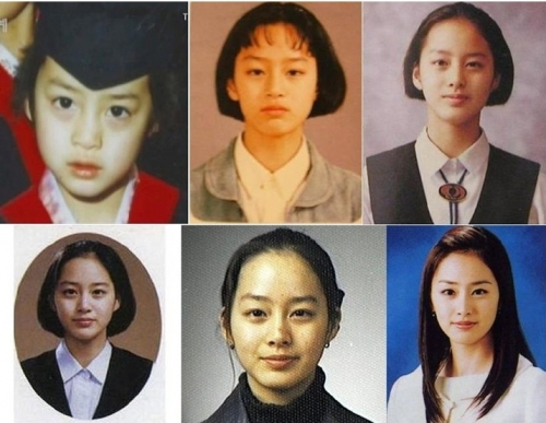 近期在韩国某论坛上公开了一组明星证件照,有金泰熙,韩佳人