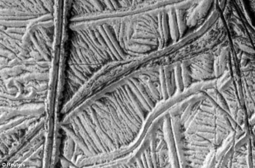 冰冻的表面：木卫二冰层表面的网状裂缝结构
