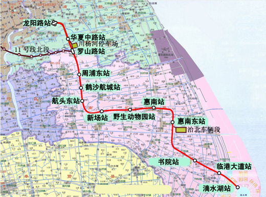 21号线上海地铁线路图,上海地铁21号线线路图 2012年底,串联浦东南北的上海地铁16号线全线贯通,线路新车也于年前