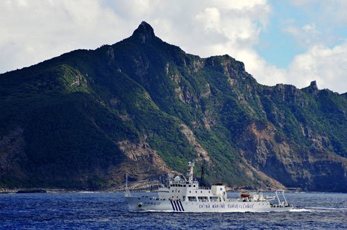 中国海监不理安倍警告 继续钓鱼岛领海内巡航(图)