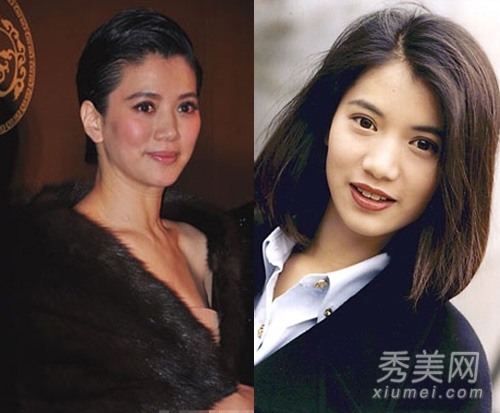 女星年轻旧照容貌对比(组图)