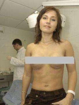 实拍国外美女隆胸手术全过程