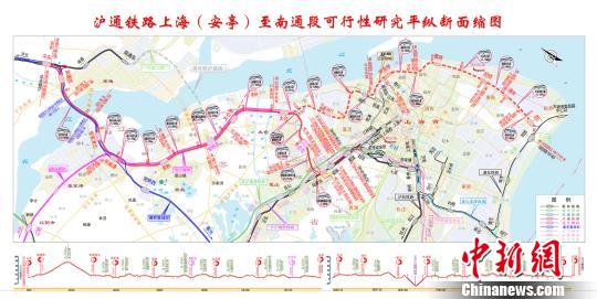 跨越长江南北呼应沿海铁路大通道沪通铁路开建(图)