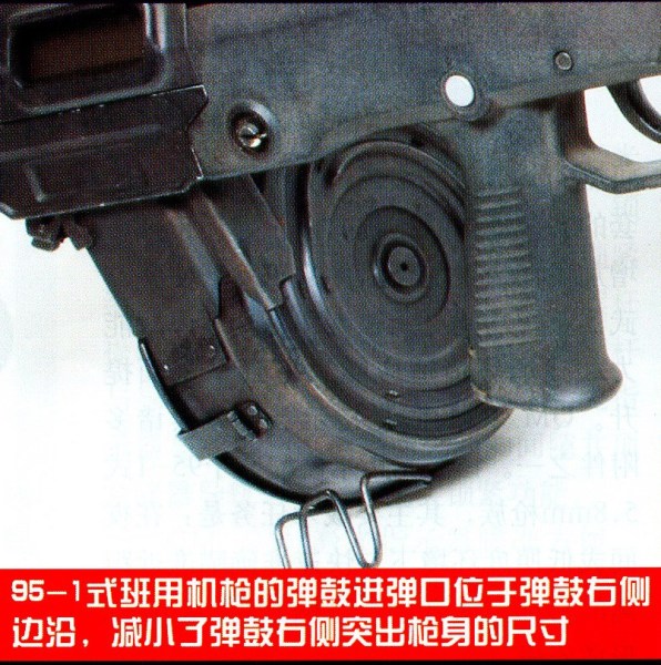 95-1式班用轻机枪; 95式班用机枪弹鼓; 国产95-1式班用