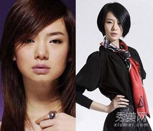 明星整容前后对比照六、戚薇-袁姗姗刘诗诗上演72变 揭秘明星整容部
