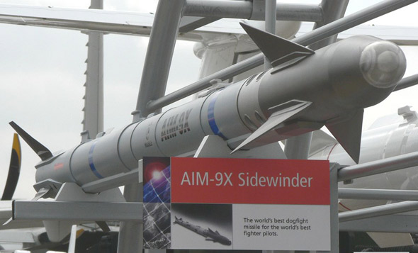 资料图:美制aim-9x超级响尾蛇空空导弹.