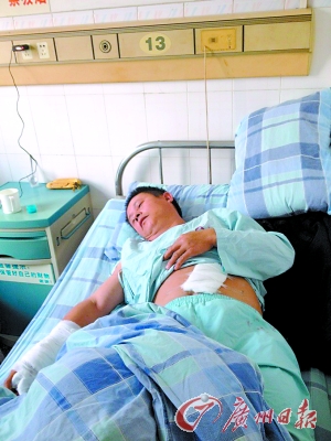 小偷持刀盗窃助力车保安擒贼被砍至重伤(图)