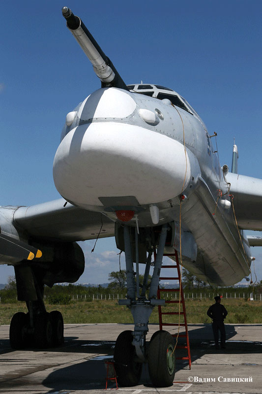 俄图-95ms轰炸机破云来袭