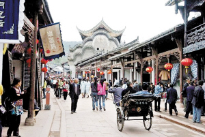 成都洛带古镇. 资料图图片