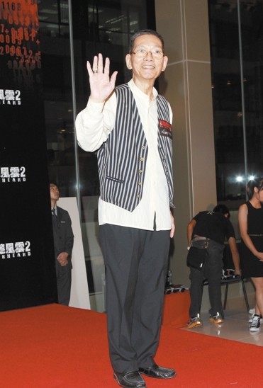 去年，江毅在香港出席《窃听风云2》的宣传活动。
