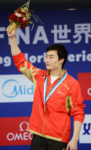 国际泳联跳水系列赛北京站,何姿,秦凯携手称霸男女3米