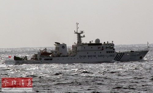 中国新造海监船海监800216日在钓鱼岛周边