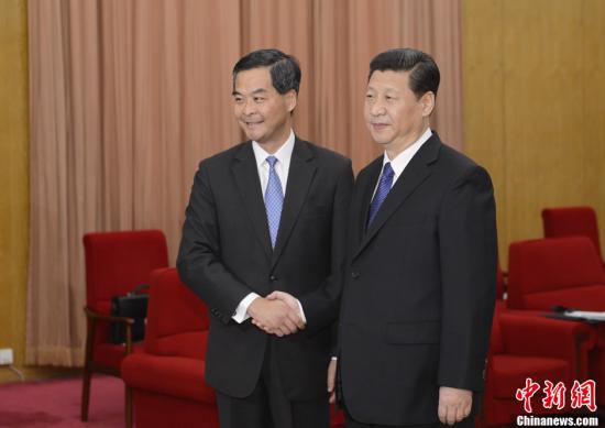 梁振英：深深体会两位新领导人对香港的关心重视