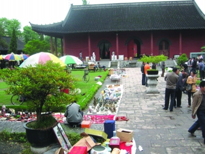 天宁寺古玩市场5月1日重开张 预计将有300多