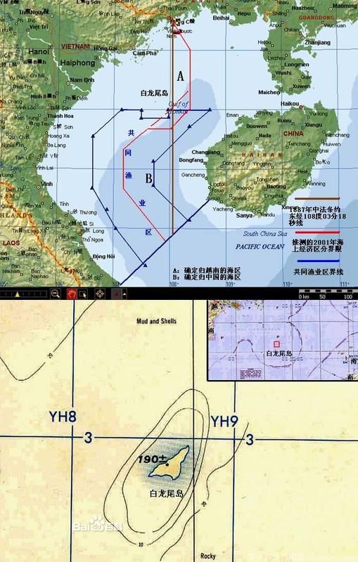 白龙尾岛地理位置针对越南外交部称中国舰船枪击越南渔船一事,中国