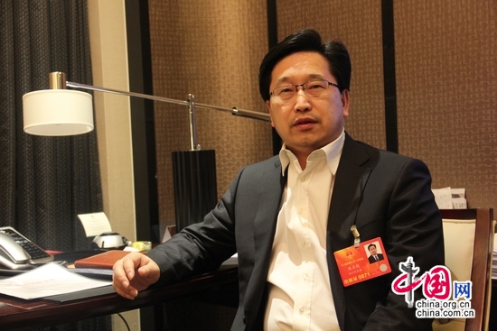 温州市市长陈金彪接受中国网海洋频道记者专访