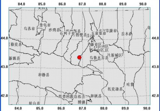 组图:新疆昌吉市,乌鲁木齐市交界发生5.6级地震