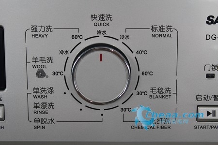 三洋洗衣机DG-F7526BCS旋钮