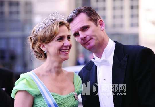 西班牙公主克里斯蒂娜和丈夫伊纳基·乌丹加林