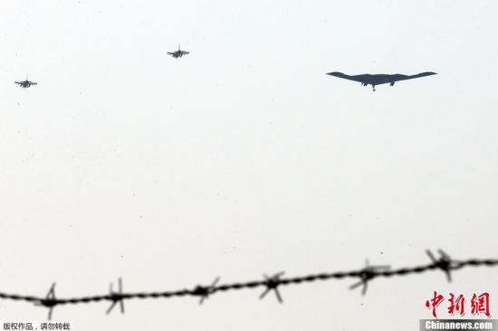朝鲜官媒谴责美轰炸机赴半岛 警告将致严重后果