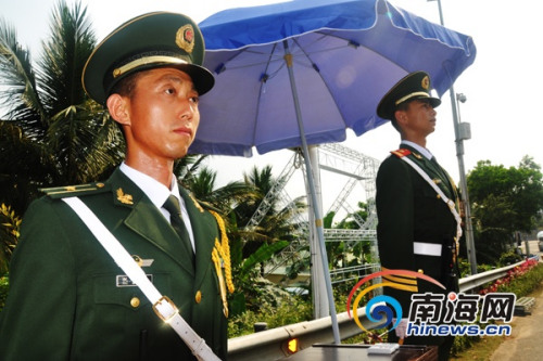 海南总队执勤坚持在