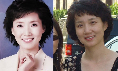 揭央视女主播素颜照 周涛李思思台前台后差异大 ...