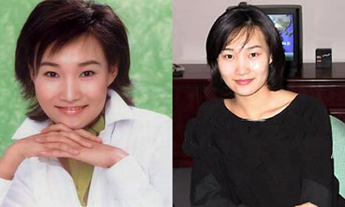 揭央视女主播素颜照 周涛李思思台前台后差异大 ...