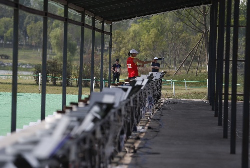 图文现代五项世界杯成都站梁婉霞远景