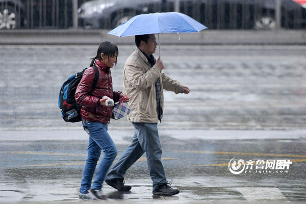 济南发布重要天气预报 今夜将有中到大雪(图)
