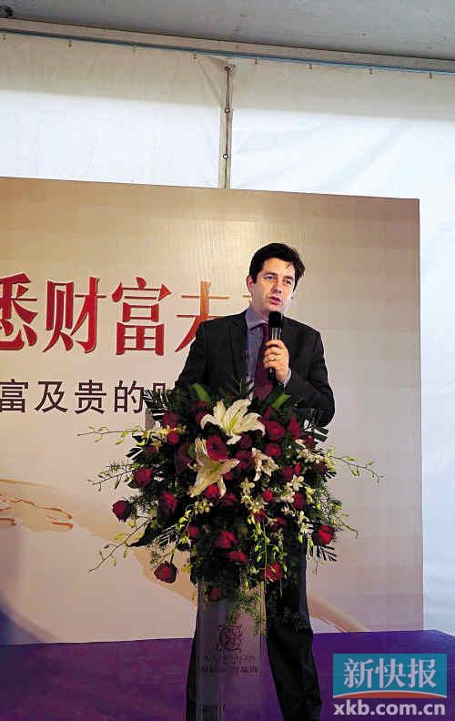 胡润亲临佛山财富论坛发表演讲。