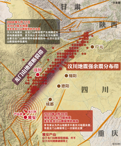 芦山地震非汶川地震余震(图)图片