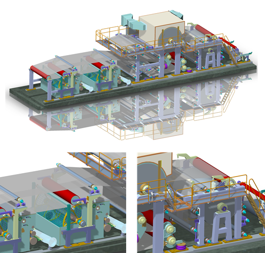 caxa 3d设计大赛获奖作品赏析五:擦手纸机