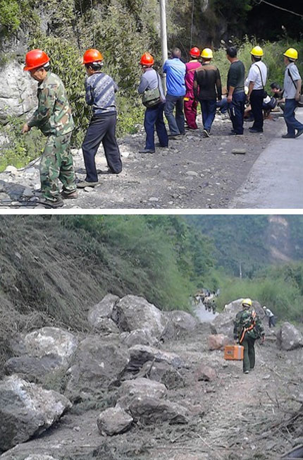 中国移动突击队已紧急铺设光缆294皮长公里