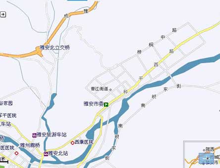 雅安市雨城区是古南方丝绸之路,曾为西康省省会.