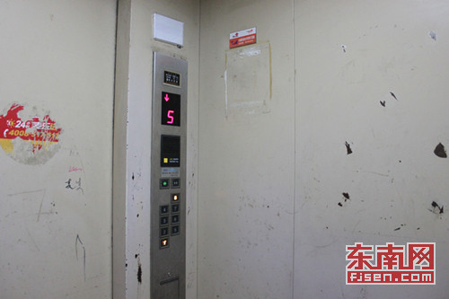 自家小区的电梯没有安全标识,这让每天乘坐电梯的居民们担心不已