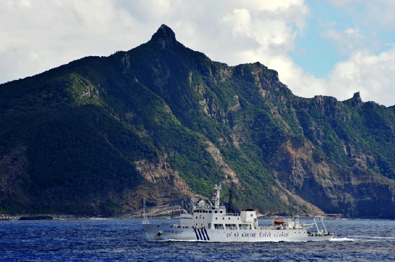 中日对峙钓鱼岛海域清晰大图