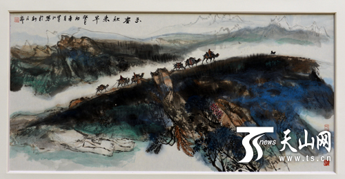绘画作品《丝绸之路》