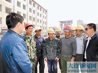 枫林社区对农民工进行安全教育(图)