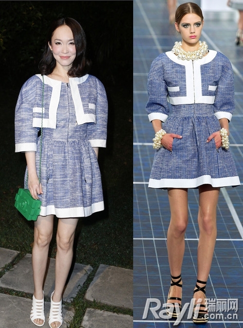 *新加坡演员范文芳穿Chanel 2013春夏系列