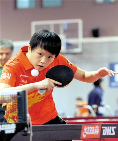 胡丽梅是国乒此次世锦赛的“黑马”。图/Osports