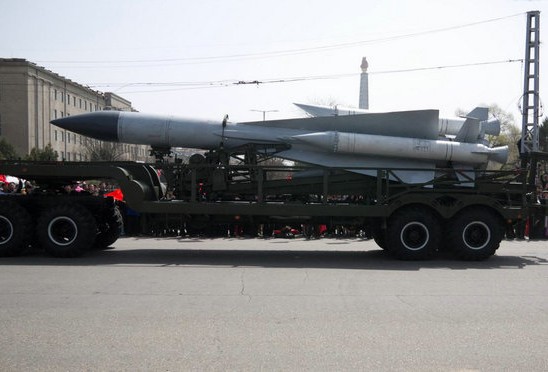 资料图:朝鲜萨姆-5防空导弹.