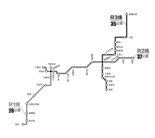 济南轨道交通三条线路36个站点首次公布(图)