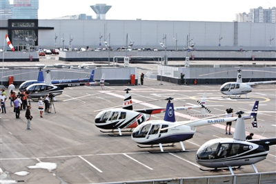 该机场专门供直升机使用