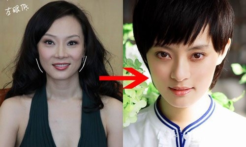 杨幂袁姗姗郑爽李小璐整容失败失去美貌的女星