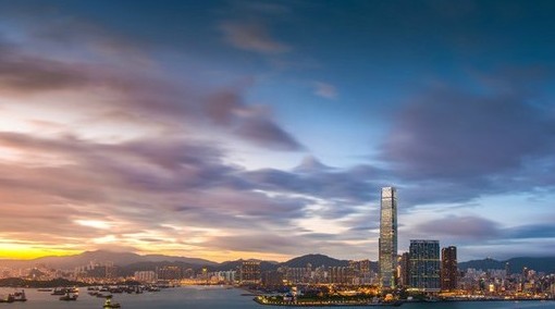 那一抹明媚 航拍香港绚丽夜景(组图)