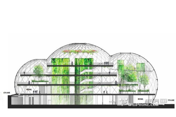 亚马逊西雅图总部新添生物圈办公.