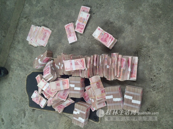 徒雇人武装押运百万赌资 桂林警方半路拦截(